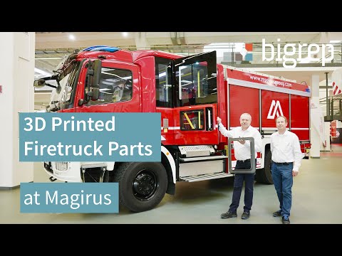3D Printed Firetruck Parts at Magirus