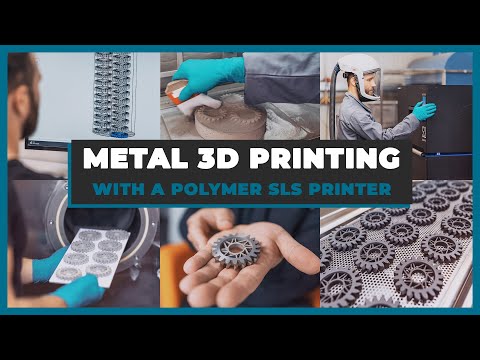 How to 3D print Metal Parts with a polymer SLS Printer – Cold Metal Fusion Process Chain