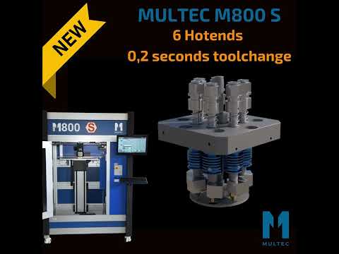 Multec M800s Hexamove 6 Fold additive manufacturing