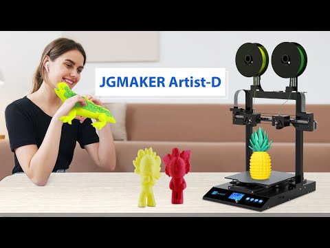 JGMaker Artist D Dual Extruder Independent Direct Drive Open Source 3D Printer Preview