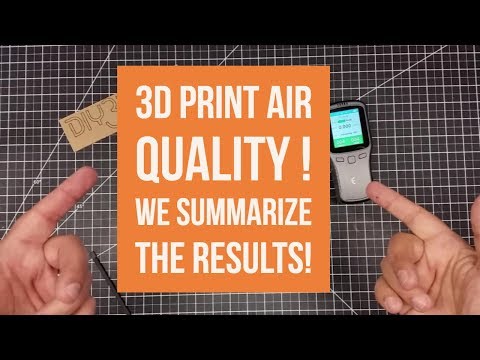 3D Print Air Quality - Results are In and we sum it all up!