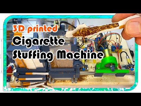 Fully automatic 3D printed cigarette stuffing machine with Arduino / Construction/Technical Details