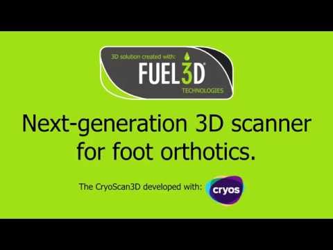 CryoScan3D - Next-generation 3D scanner for foot orthotics.