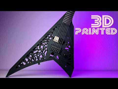 3D Printed Guitar with Impossible Geometry