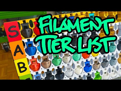 The 3D Filament Tier List: Which Spools Rule?
