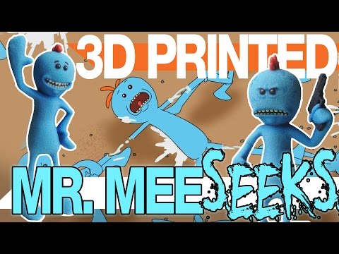 Mr Meeseeks - 3D Printing Rick and Morty Stuff