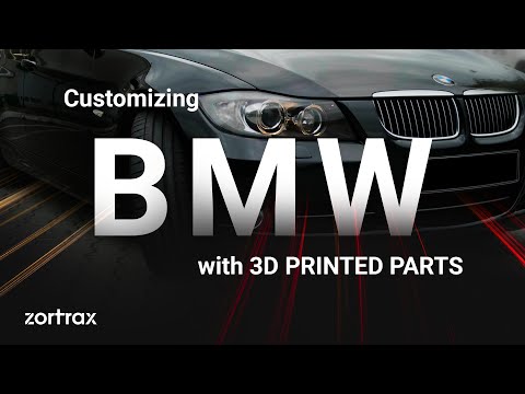 Zortrax 3D Printers Used to Customize a BMW Vehicle