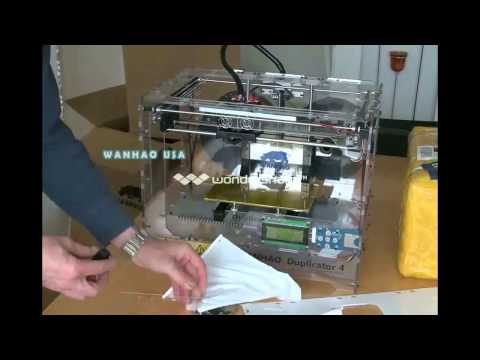 Wanhao Duplicator 4 &amp; 4X Quick Start Guide - Unboxing