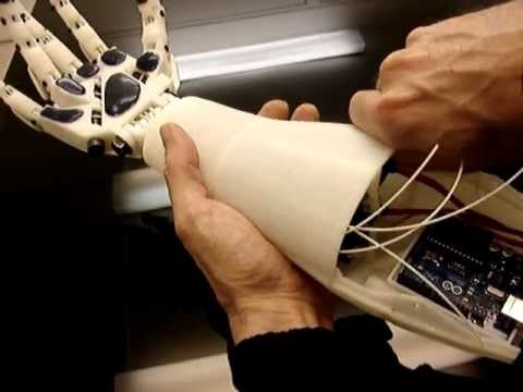Animatronic Hand Robot 3D printer &quot;InMoov&quot; Part3