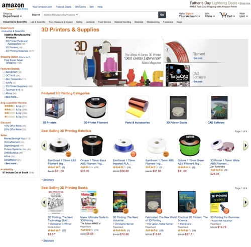 Amazon-3D-Printing-Additive-Manufacturing-Section