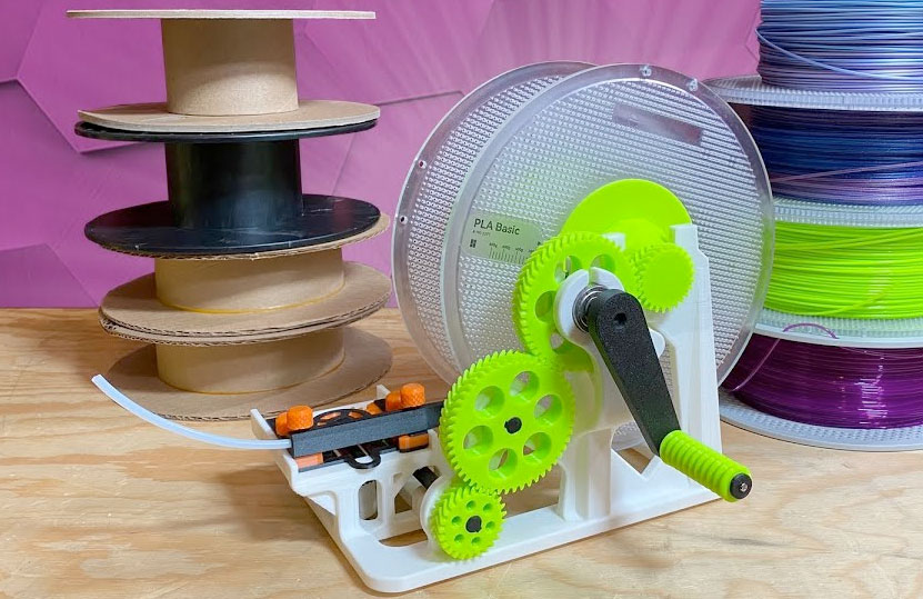 3D printed mechanical filament respirator