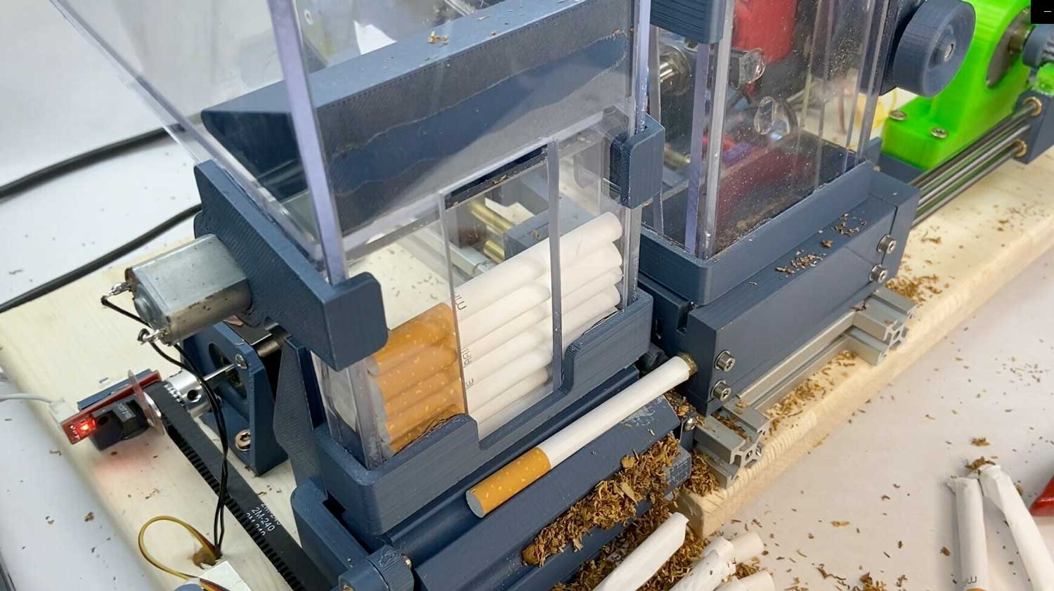 r entwickelt 3D-gedruckte Zigarettenstopfmaschine
