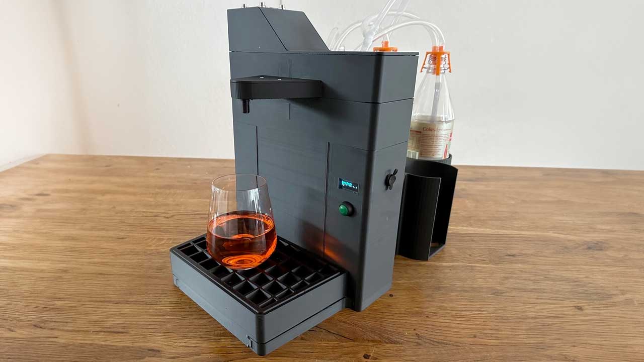 DrinkOMat: 3D printed cocktail mixer to build yourself