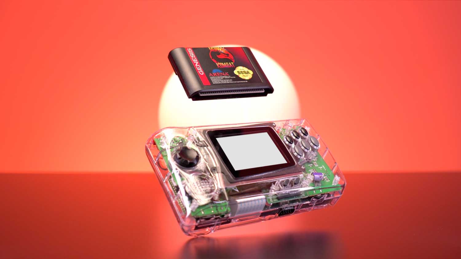 3D printed case for Sega Nomad handheld console