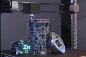 3D-gedruckte Elektrode erhöht Kapazität von Zink-Ionen-Hybridzellen
