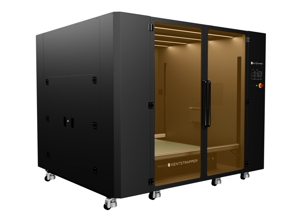 Kentstrapper Mille large-format FDM printer targets industrial production with 1m³ build volume
